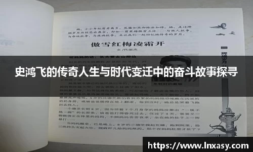 史鸿飞的传奇人生与时代变迁中的奋斗故事探寻